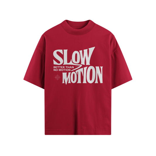 Slow Motion – Oversized T-Shirt (Red)